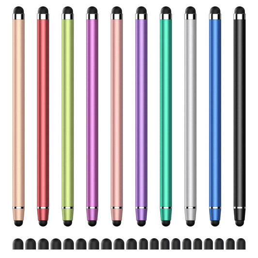 Stylus(10 PCS), Stylus Pen for Touchscreen iPad. 2-in-1 Universal Stylus