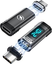 240W USB C Magnetic Adapter 2Pack, 24 Pin Straight 8K 60Hz USBC 4 40Gbps - Image 1