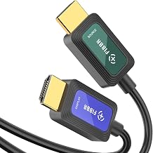 FIBBR Fiber Optic HDMI 2.1 Cable 15 ft 8K@60Hz 4K@120Hz 48Gbps VRR ALLM - Image 1