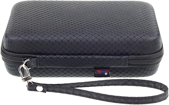 DigiCharge Hard Carry Case for Amazon Fire TV Stick 4K / Fire TV Stick Remote Control Cables and Charger - Protective Portable Travel Hard EVA Cover Shockproof Storage Bag Pouch, Black