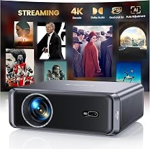 [Built-in Official App] Smart Projector with WiFi 6 & Bluetooth, 4K Support - Image 1