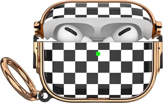 Maxjoy for AirPods Pro 3rd Generation Case with Lock, Cute AirPods Pro 3 Case Locking Protective Hard AirPod Pro 3 Cover for Women Men with Keychain for Airpod Pro 3rd Gen Cover 2025