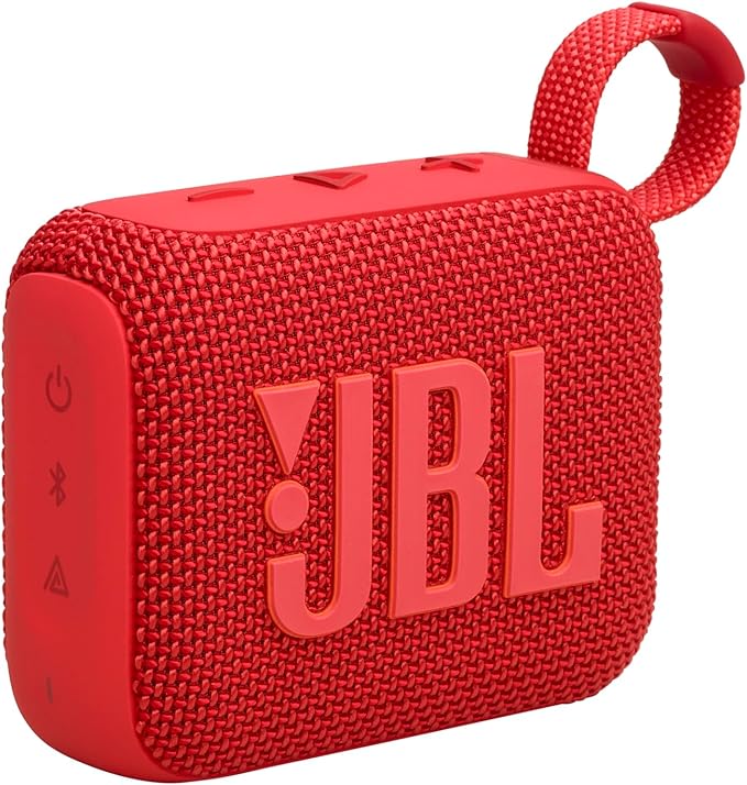 JBL JBLGO4REDAM-Z Go 4 Portable Bluetooth Speaker, Red - Certified Refurbished