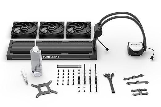 be quiet! Pure Loop 2 360mm | All in One Water Cooling System | Intel 1700 1200 1150 1151 1155 | AM5 AM4 | BW019
