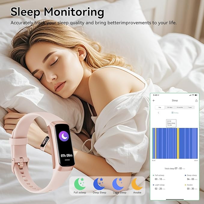 Fitness Tracker with 24/7 Heart Rate, Blood Oxygen Blood Pressure Sleep Monitor,20+ Sports Modes Smart Watches for Women/Men, Activity & Step Tracker Smart Watch for Android/iOS Phones