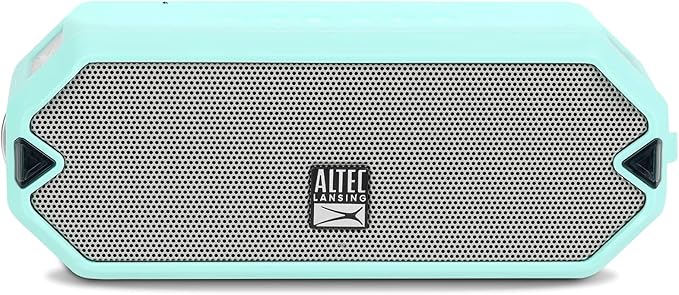 Altec Lansing - HydraJolt Wireless Bluetooth Speaker, Waterproof Portable Speakers with Built in Phone Charger and Lights, Everything Proof Outdoor, Shockproof, Snowproof, 16 Hours Playtime