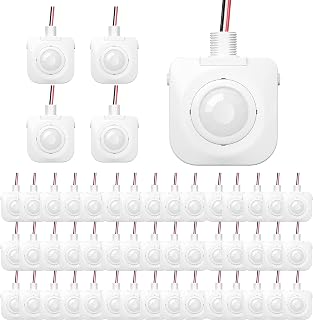 50 Pack Ceiling Occupancy Motion Sensor, Passive Infrared Technology, High Bay Fixture Mount 360 Degree, Hard-Wired, 120-277 VAC, Commercial/Industrial Grade - Image 1