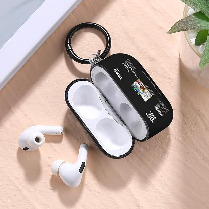 for Airpods Pro Case, Cute Cool Shoes Pattern TPU Soft Cases for Airpods Pro Case 1st Gen, Shockproof for Airpods Pro 2019 Case Men Women with Cleaner Kit & Keychain