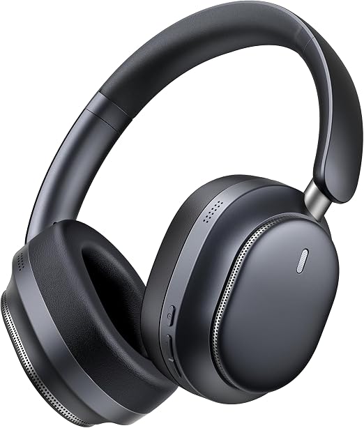 Bluetooth Headphones, Noise Cancelling Headphones Wireless Over Ear -Black
