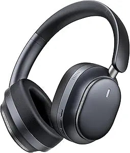 Bluetooth Headphones, Noise Cancelling Headphones Wireless Over Ear -Black