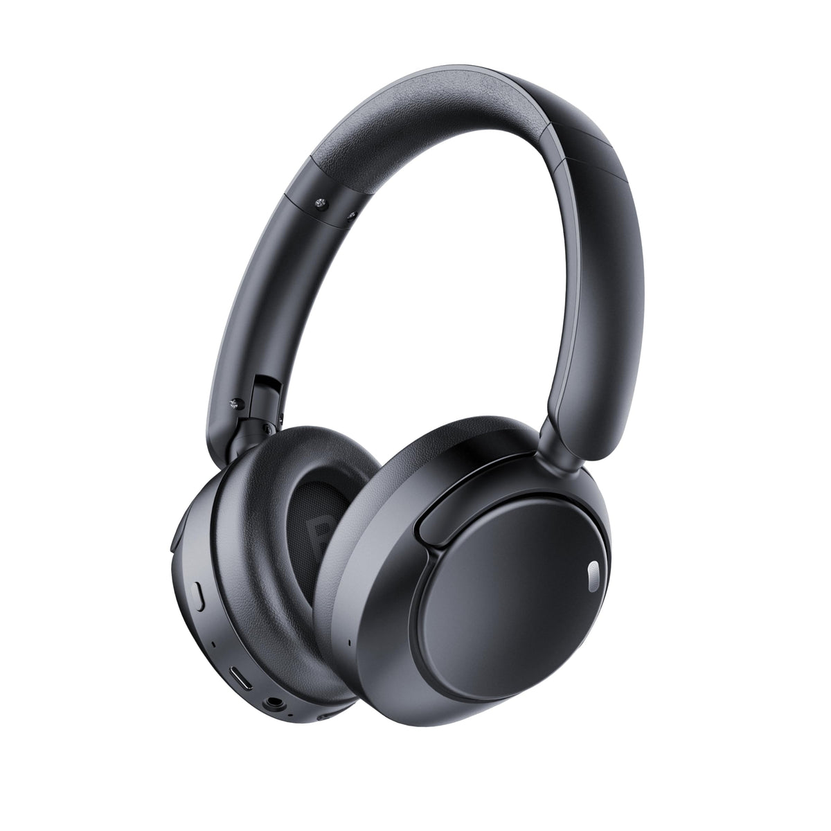Hybrid Active Noise Cancelling Bluetooth Headphones, Wireless Over Ear Headphones with Bluetooth 5.4, 80H Playtime, Stereo Sound, 6 ENC Clear Call Mic, Low Latency for Travel Office Workout