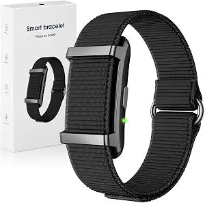 Smart Bracelet Fitness Trackers for Men Women, Smart Watch 24/7 Heart Rate Sleep Stress HRV Monitor, 170+ Sports Modes, 2 Bands, Free APP