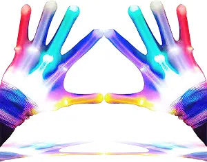 GLEDLOVES LED Gloves for Kids Teen Gifts, Toys for 9-12 Year Old Boys Girls
