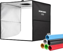 NEEWER Basics Bi Color Photo Studio Light Box, 12"x12"x12" Folding, LB30B - Image 1