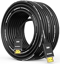 Capshi 4K Long HDMI Cable 35ft/10M, in-Wall CL3 Rated HDMI Cable 2.0 - Image 1