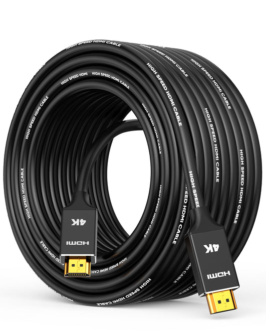 Capshi 4K Long HDMI Cable 35ft/10M, in-Wall CL3 Rated HDMI Cable 2.0