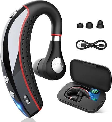 Bluetooth Headset,Wireless Bluetooth Earpiece,Headphones for Work