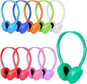 Classroom Kids Headphones Bulk 20 Pack for School Students Wired