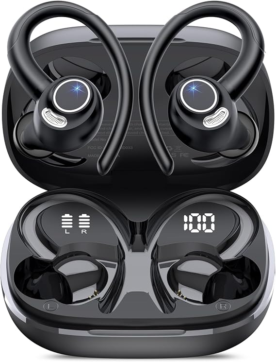Wireless Earbuds, Bluetooth 5.4 Headphones Sport Over Ear Buds With ENC Mic - Image 7