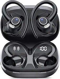 Wireless Earbuds, Bluetooth 5.4 Headphones Sport Over Ear Buds With ENC Mic - Image 1