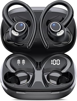 Wireless Earbuds, Bluetooth 5.4 Headphones Sport Over Ear Buds With ENC Mic - Image 2