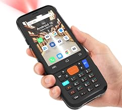 Android 15 Barcode Scanner F1, 4-Inch Handheld PDA with Zebra SE4710