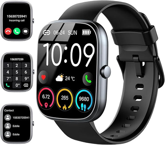 Smart Watch (Answer/Make Call), 2026 HD 1.91" Smartwatch for Men Women, 112+ Sports Modes Fitness Activity Tracker, Calories/Heart Rate/Sleep Monitor, IP68 Waterproof Step Counter for Android iOS