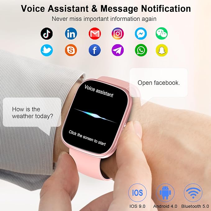 Smart Watch (Answer/Make Call), 2026 HD 1.91" Smartwatch for Men Women, 112+ Sports Modes Fitness Activity Tracker, Calories/Heart Rate/Sleep Monitor, IP68 Waterproof Step Counter for Android iOS