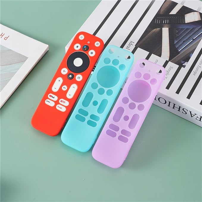 [2 Pack] Remote Case for Mecool KD3 Android TV/Onn. Android TV 2K FHD Streaming Stick Protective Cover Silicone Glowing in The Dark