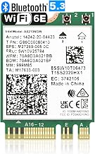 WiFi 6E AX210 NGW Wireless Card M.2 2230/NGFF WiFi 6E Laptop Module with Bluetooth 5.3, 5400Mbps Tri-Band AX210 WiFi Chip Adapter, MU-MIMO, Ultra-Low Latency, Supports Windows 11/10 (64bit) - Image 1