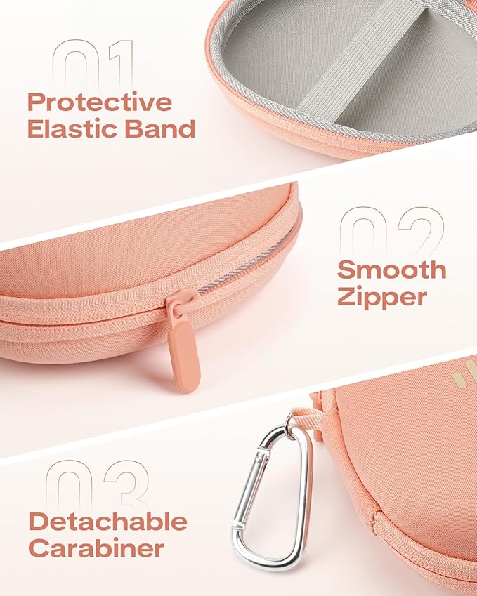 Headphone Case for Shokz OpenRun Pro 2/OpenRun/OpenSwim Pro/OpenMove Bone Conduction Headphones, Portable Hard Travel Carrying Case for PSIER/SUNGDOGIN/CXK Open-Ear Wireless Sport Headphones
