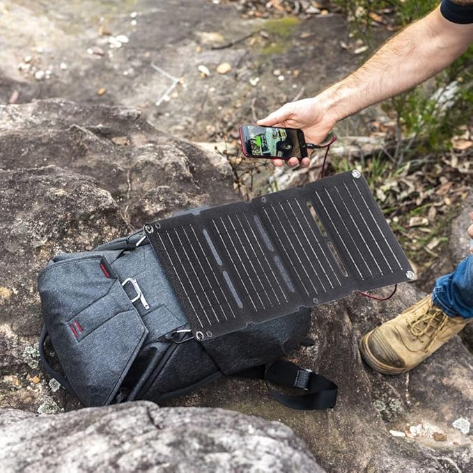 40W Foldable Solar Panel Charger, Portable Power Emergency Renewable Energy Charger Photovoltaic Efficiency IP67 Waterproof with 5V USB for Outdoor Phones Pads Camping Banks Hiking Backpacking
