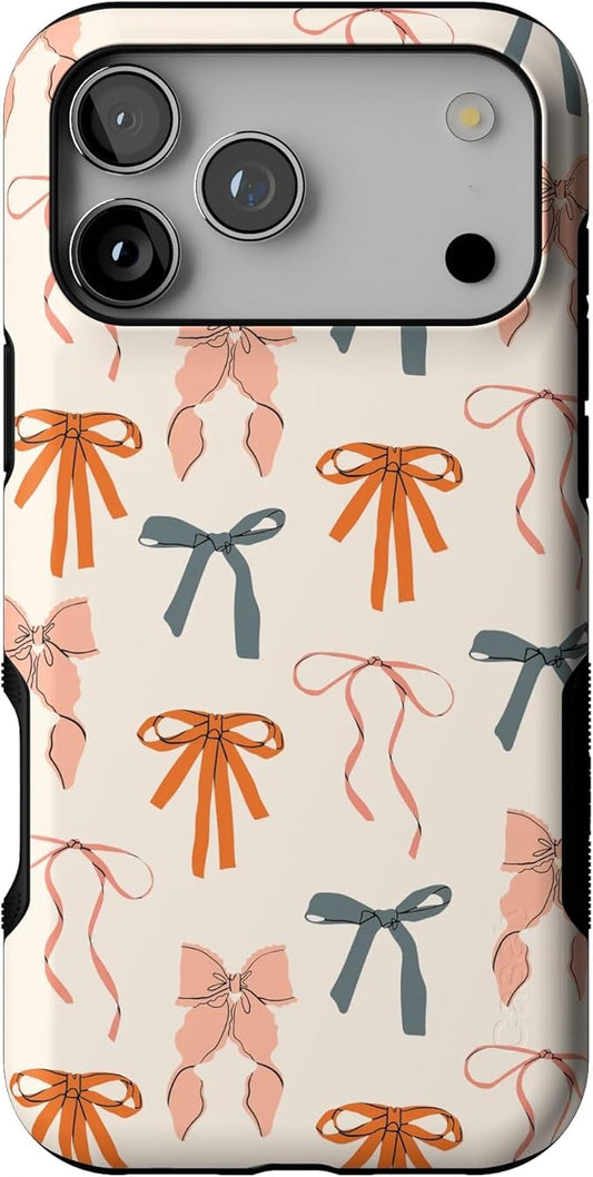 Casely iPhone 17 Pro Max Case | Gourdy Girlie | Harvest Bows | Bold Protective Design | MagSafe Compatible Design