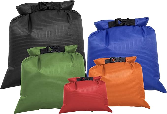 TRENDBOX Roll Top Waterproof Dry bag Kit Storage Compression Bag Sack Poch Packing Organizers Water Resistant Camping Travel