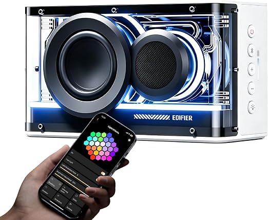 Edifier Desktop Bluetooth Speaker, 25W RGB Wireless Gaming Speaker