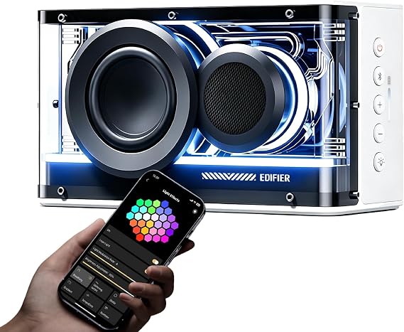 Edifier Desktop Bluetooth Speaker, 25W RGB Wireless Gaming Speaker