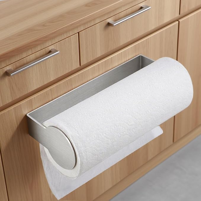 YIGII Adhesive Paper Towel Holder for Kitchen