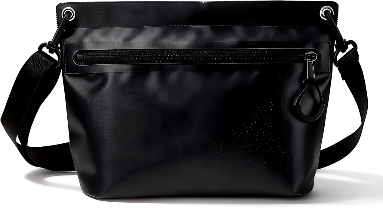 Waterproof Bag Fanny Pouch for Phone Passport Purse, Handle & Adjustable Strap for for Swim, Travel, Beach