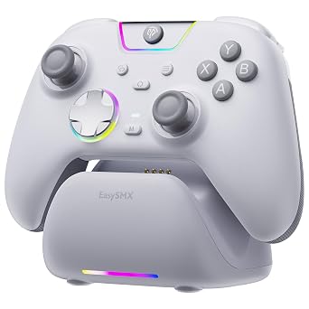EasySMX X05Pro Wireless PC Gaming Controller with Smart Charging Dock