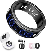 Smart Ring Fitness & Health Tracker with Display Screen for Men Women - Image 1