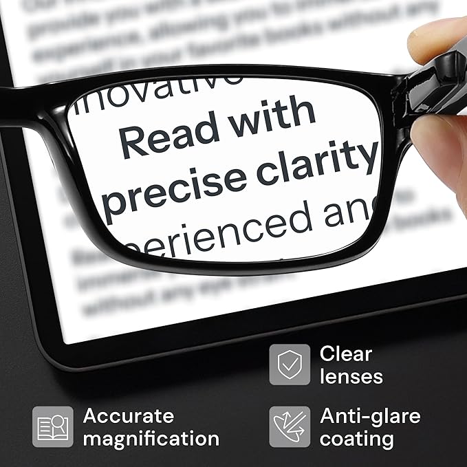Gaoye 3.0 Professional Reading Glasses for All Day - Computer Readers with Blue Light Protection - Value Pack
