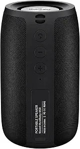 Musibaby M68 Bluetooth Speaker, Portable 12W Small Speaker, Black