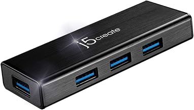 j5create 4-Port Powered USB 3.0 Data Hub with 2 ft Extended Cable - Image 1