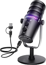Microphone for PC, RGB Mic for PC - Image 1