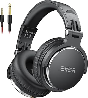 EKSA Wired Headphones, Over Ear Headphones for Studio Monitor/Mixing DJ - Image 1