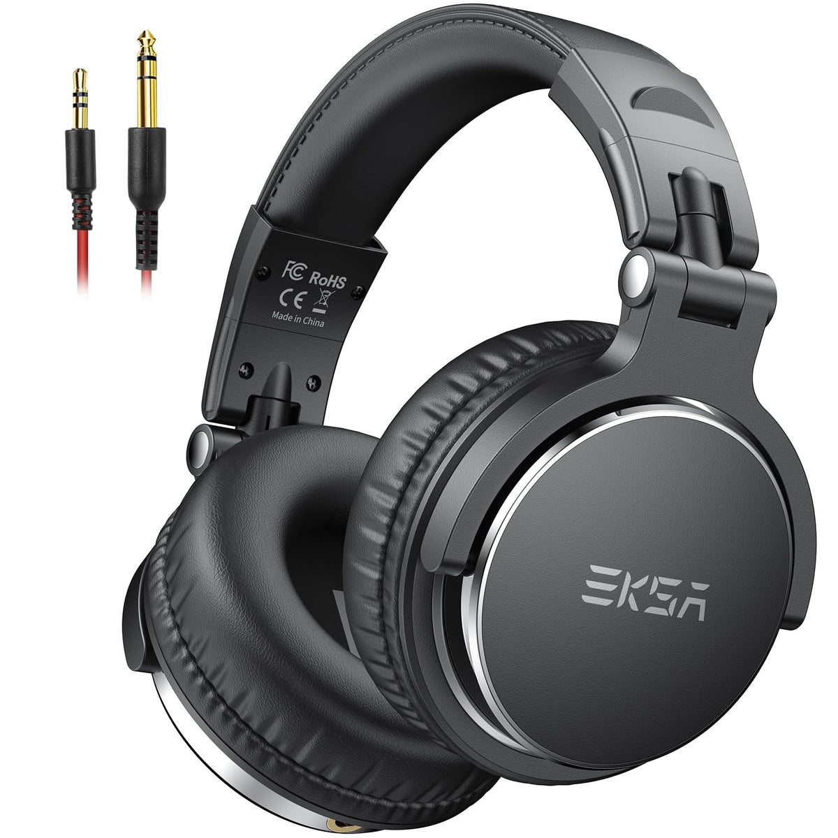 EKSA Wired Headphones, Over Ear Headphones for Studio Monitor/Mixing DJ