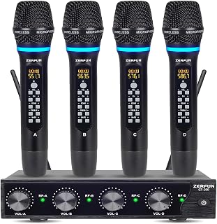 Rechargeable Wireless Microphone System 4 Channel Pro (GT-200) - Image 1