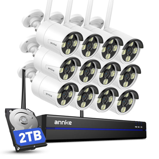ANNKE Wireless Security Camera System 2TB Hard Drive | Smart Home - Image 1