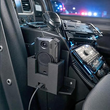 Charging Dock for Axon Body 3 & 4, USB-C Police Body Camera Mount