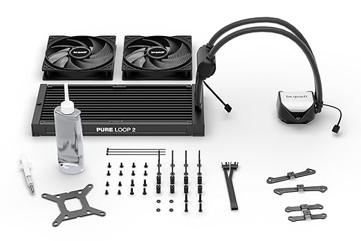 be quiet! Pure Loop 2 280mm | All in One Water Cooling System | Intel 1700 1200 1150 1151 1155 | AM5 AM4 | BW018